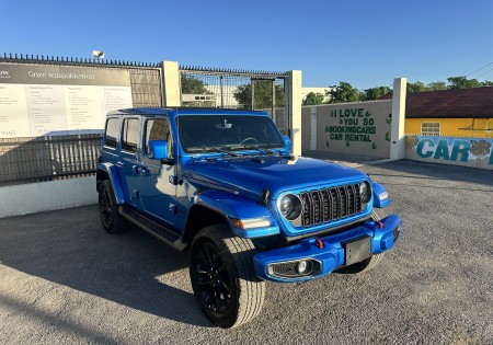 Jeep Wrangler Special Edition blue cabrio